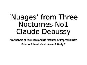 Debussy Nuages - Overview Analysis