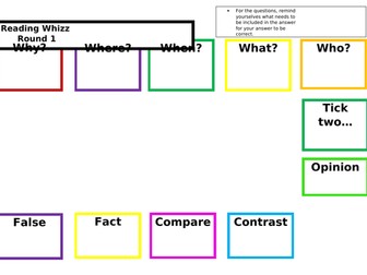 Reading question stems Year 6