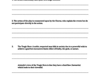 A View from the Bridge Worksheets