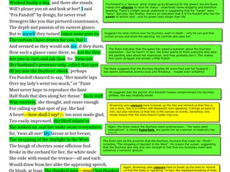 My Last Duchess - Robert Browning - AQA Power and Conflict - poem analysis