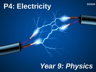 AQA GCSE Physics - P4 Electricity - whole unit resources