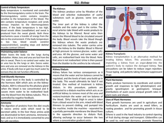 AQA 9-1 (2016) GCSE Biology Separate Science: B12 Knowledge Organiser