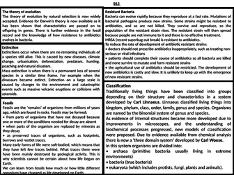 AQA 9-1 (2016) GCSE Biology Trilogy: B15 Knowledge Organiser