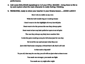 One Off Cover Drama Lesson - Issue Based