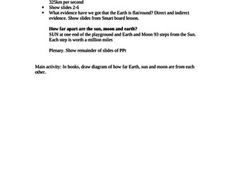 Sun Moon and Earth introduction