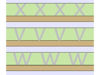 Zigzag Letter Formation