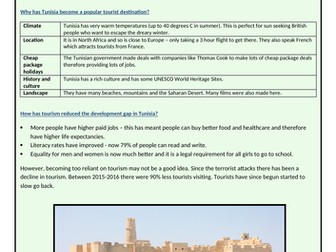Tunisia tourism case study