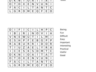 Spanish Word searches KS3