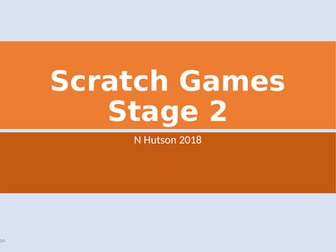 SCRATCH - making a game stage 2