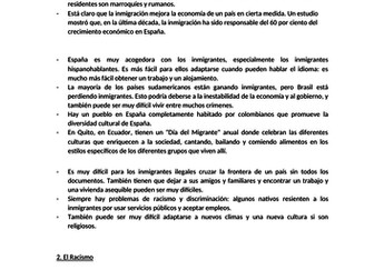 AQA Spanish A Level Topics Notes (Book 2)