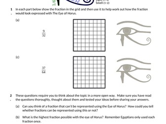 Fractions - Eye of Horus