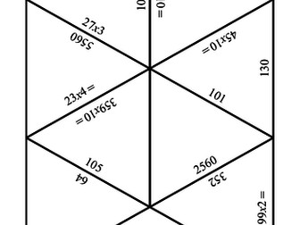Multiplication Tarsia Puzzle