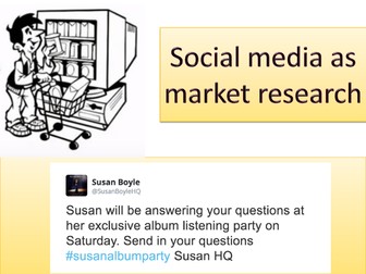 Edexcel GCSE (9-1) Business Topic 1.2: The role of social media in collecting market research data
