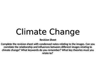 Climate Change - Revision