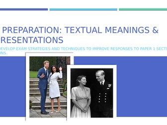 A Level English Language - Textual Meanings and Representations