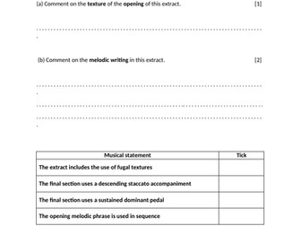 Impressionism Eduqas A Level practice question (unprepared extract)