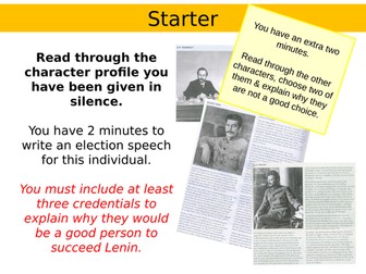 Stalin's Rise to Power