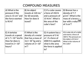 Compound Measures