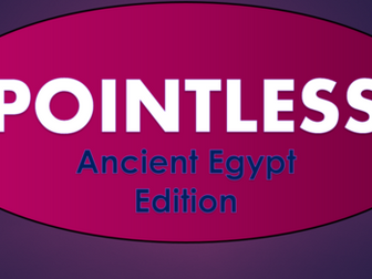 Ancient Egypt Pointless Game!