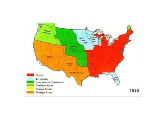 Maps of the USA 1840-1880