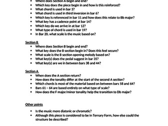 Poulenc Harmony & Tonality Revision (Eduqas Music A Level)