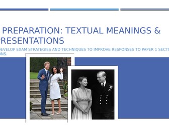 A Level English Language Textual Meanings and Representations - Comparison