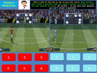 A series of engaging and innovative plenary games