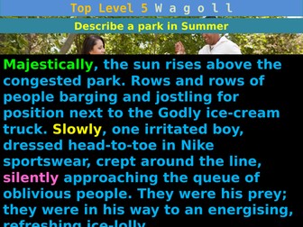 A series of model answers for KS4 (and 3) AQA Paper 1, Question 5.