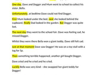 Dogger Talk For Writing Year 1