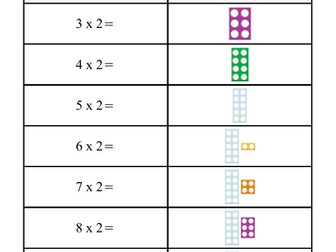 Multiplication tarsia puzzle!