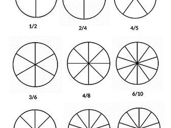 FRACTIONS-Shading in shapes