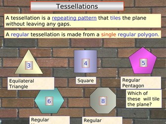 GCSE Edexcel Maths Shape Tessellations