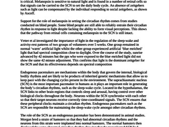 A-level AQA Psychology Biopsychology: Endogenous pacemakers and exogenous zeitgebers 16 mark