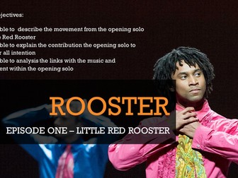 AQA Level Dance - Rooster - Little Red Rooster lesson