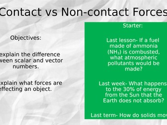 Contact and Non-contact Forces