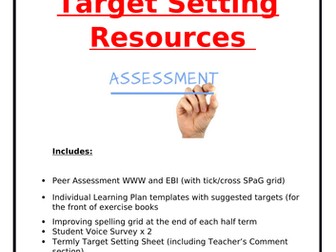 Whole School Target Setting Resources