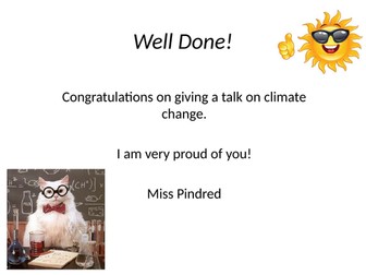 AQA 9-1 Chemistry Climate Change - Independent Research