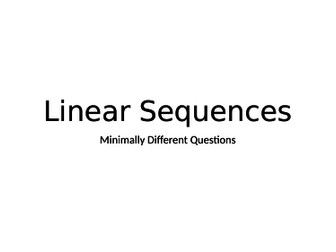 Linear sequences MDQS