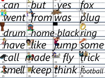 Single Word Spelling Test A (ESL worksheet and presentation)