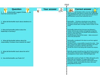 OCR new spec Christian Moral Action A Level teaching activities