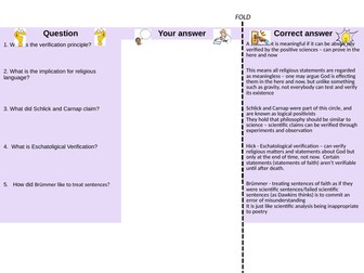 Contemporary Religious Language OCR new spec