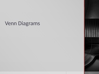 Venn Diagrams