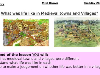 Medieval towns and villages