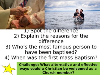 L5. Baptism AQA Religious Studies GCSE Christianity