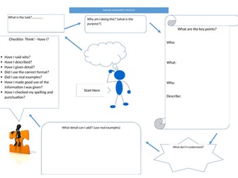 Writing template