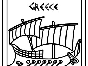 Free Ancient Greece Colouring Pages