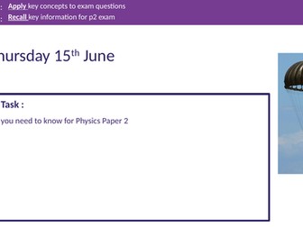 AQA 9-1 Physics Paper 2 whole topic revision