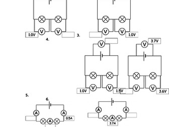 Current and Voltage in Circuits