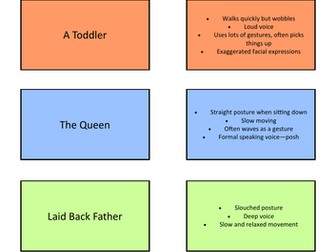 Acting Skills - Pairs Game