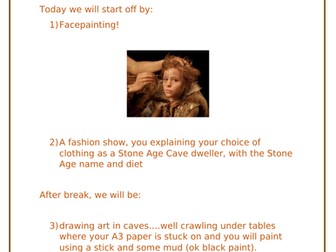Stone Age Day activities